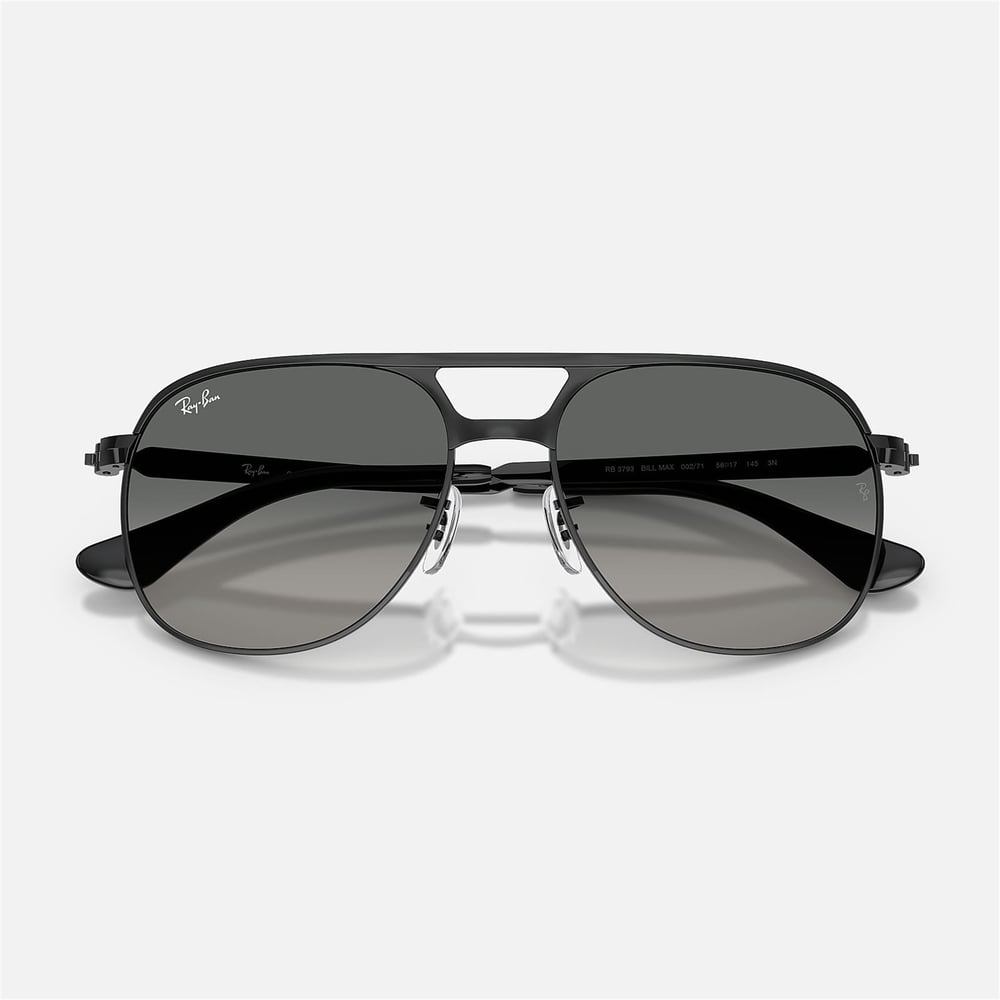 Ray-Ban Bill Max RB 3793 002/71 59 - Siyah Unisex Güneş Gözlüğü