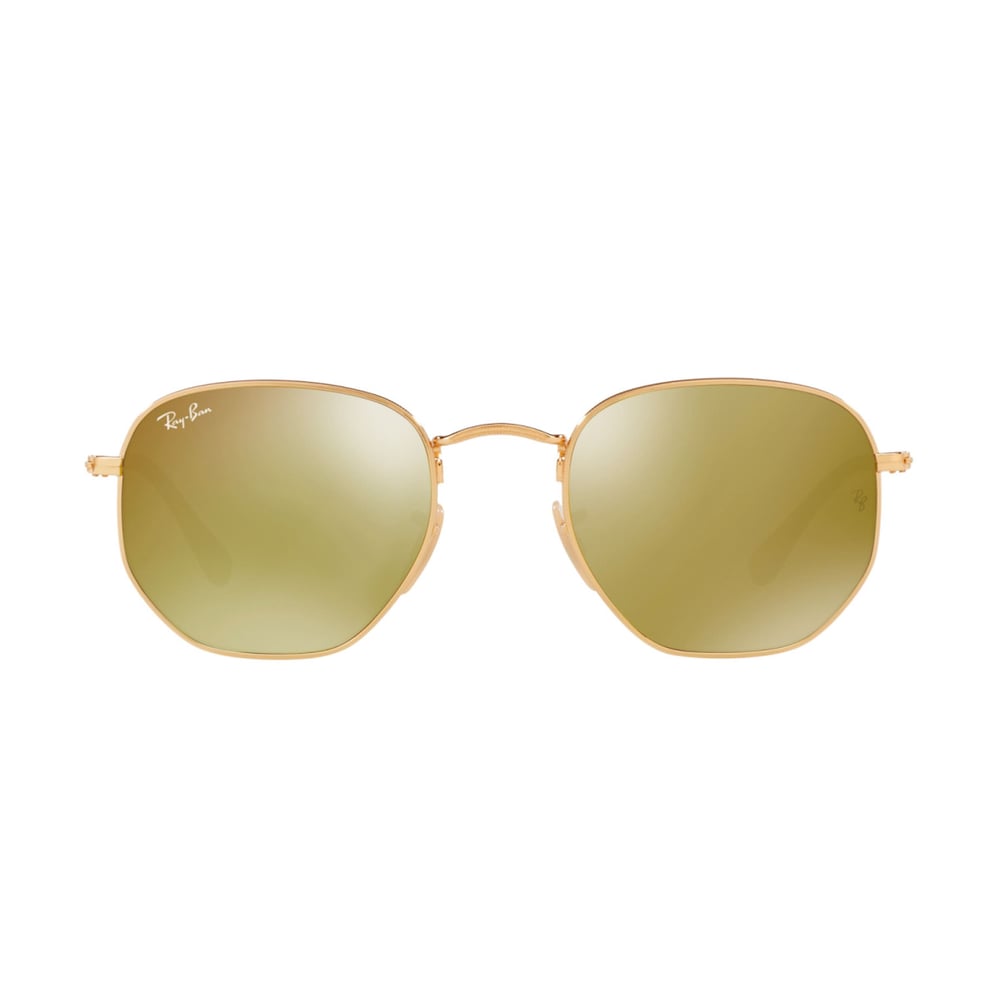 Ray-Ban Hexagonal RB 3548N 001/93 48 - Sarı Kadın Güneş Gözlüğü