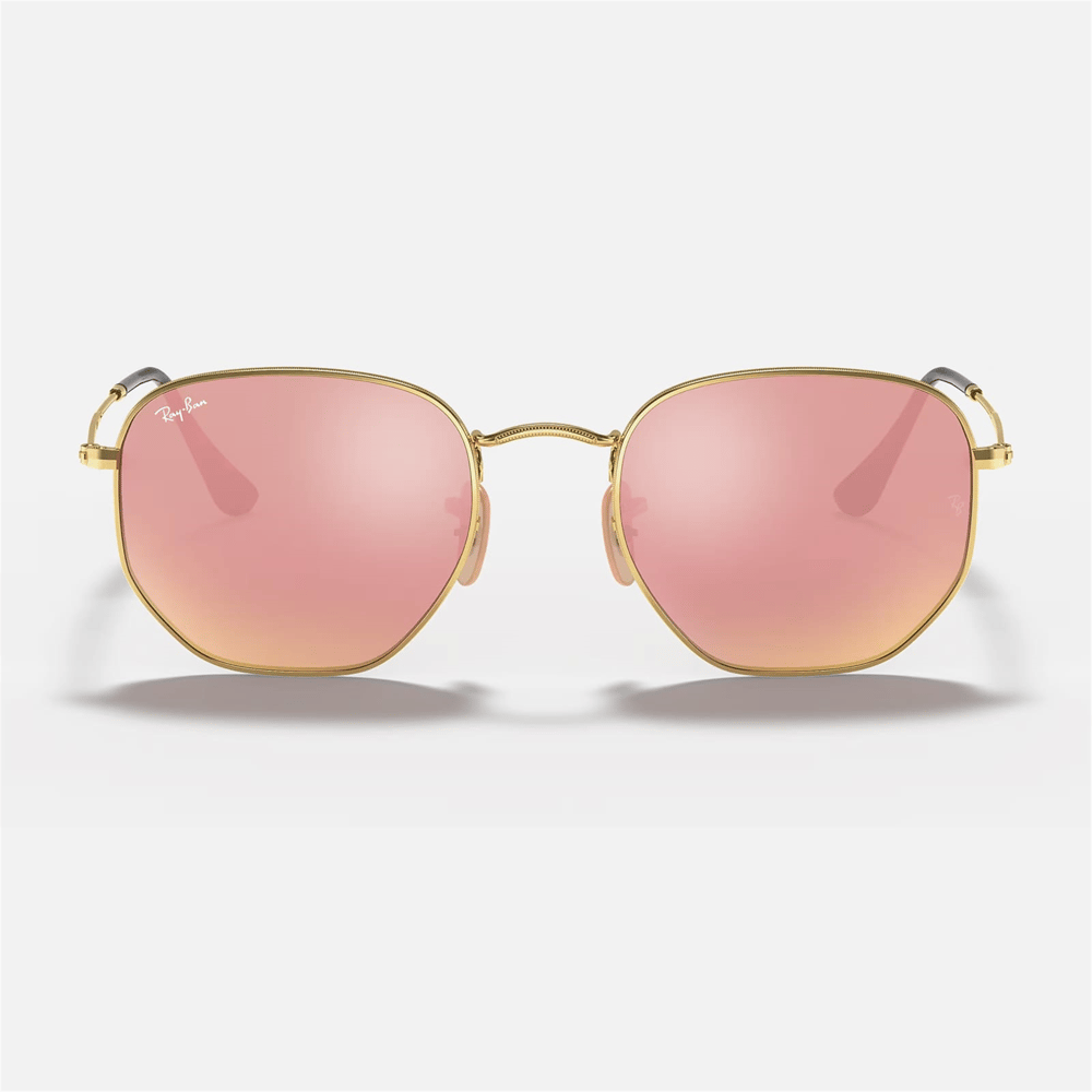 Ray-Ban Hexagonal RB 3548N 001/Z2 51 - Altın Kadın Güneş Gözlüğü