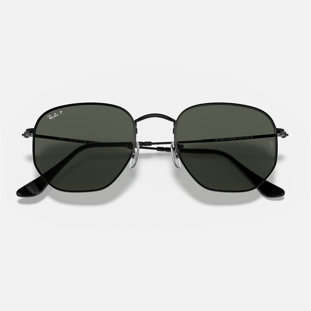 Ray-Ban Hexagonal RB 3548N 002/58 54 - Siyah Kadın Güneş Gözlüğü
