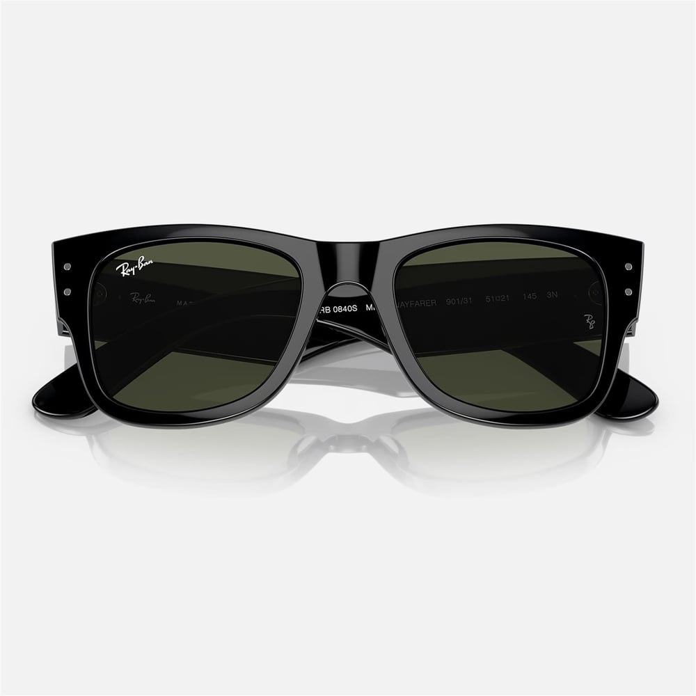 Ray-Ban Mega Wayfarer RB 0840S 901/31 51 - Siyah Unisex Güneş Gözlüğü