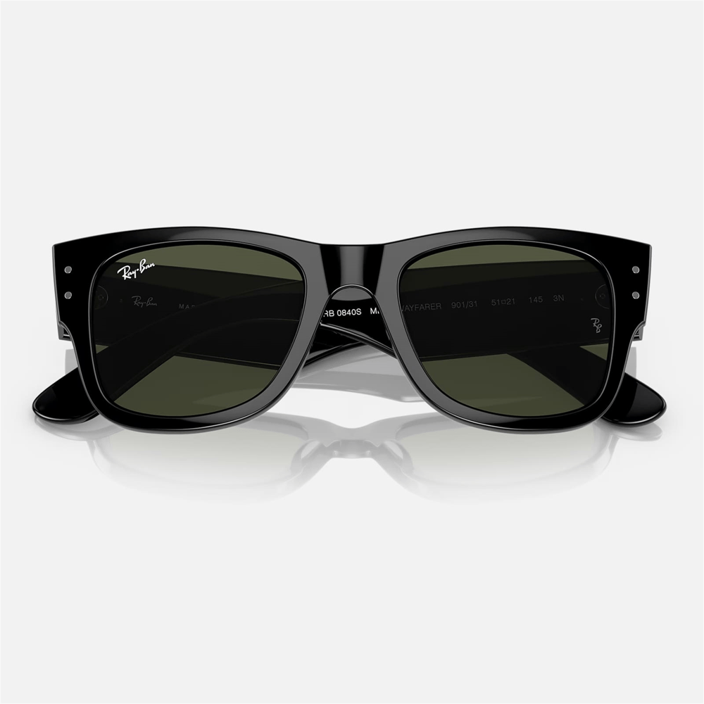 Ray-Ban Mega Wayfarer RB 0840S 901/31 51 - Siyah Unisex Güneş Gözlüğü
