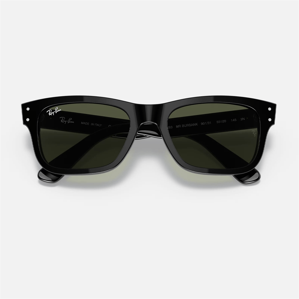 Ray-Ban Mr Burbank RB 2283 901/31 55 - Siyah Unisex Güneş Gözlüğü