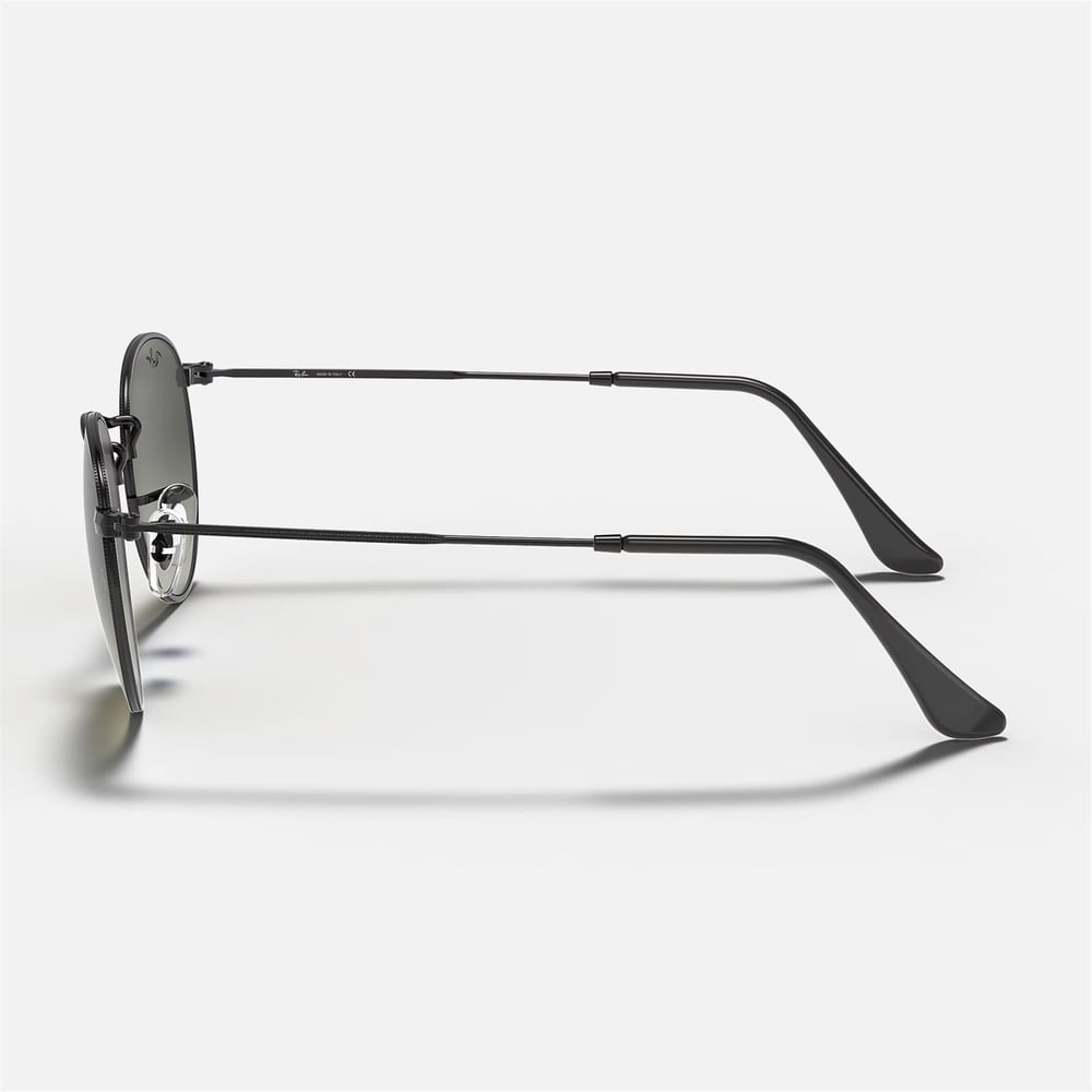 Ray-Ban Round Metal RB 3447N 002/71 50 - Siyah Unisex Güneş Gözlüğü