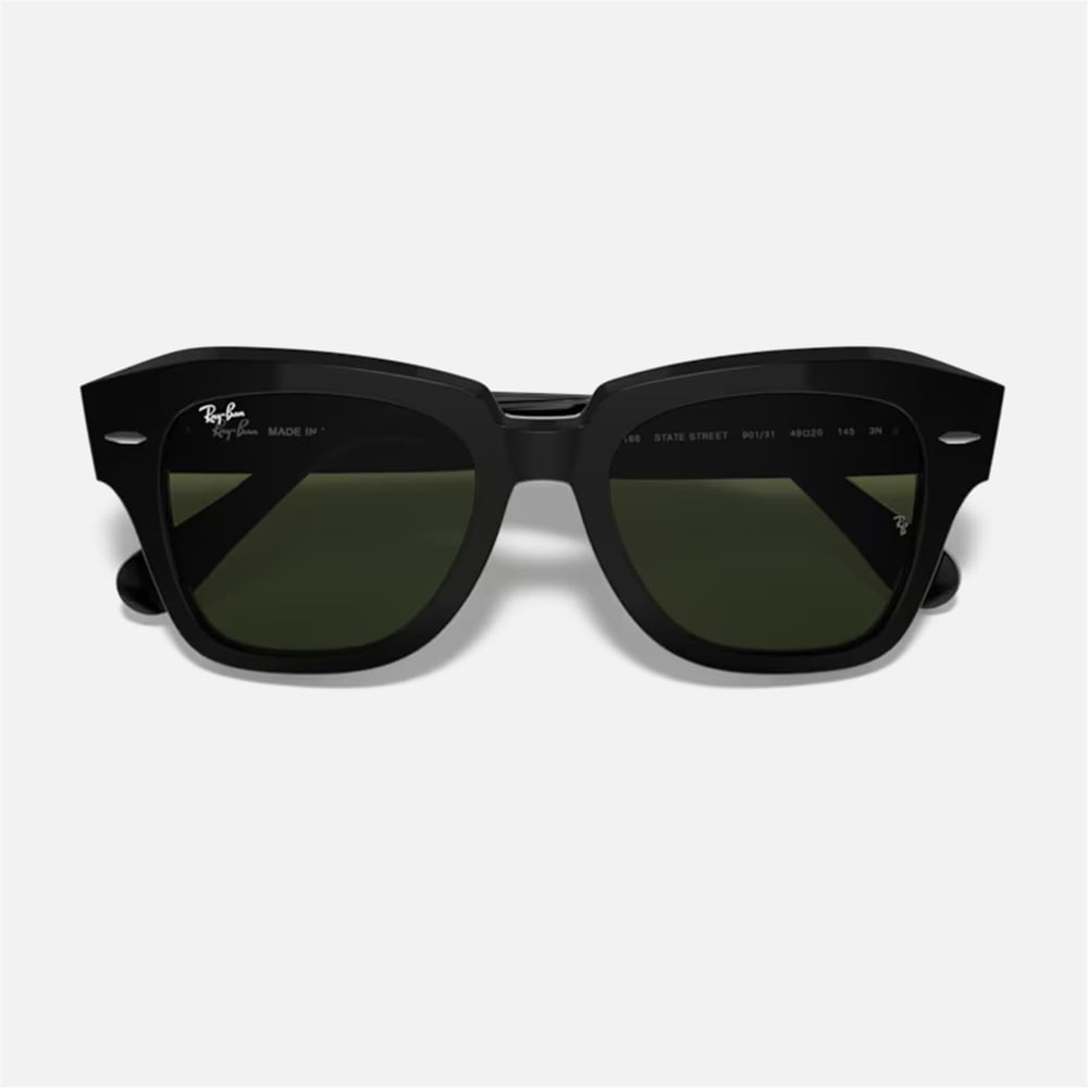 Ray-Ban State Street RB 2186 901/31 52 - Siyah Kadın Güneş Gözlüğü