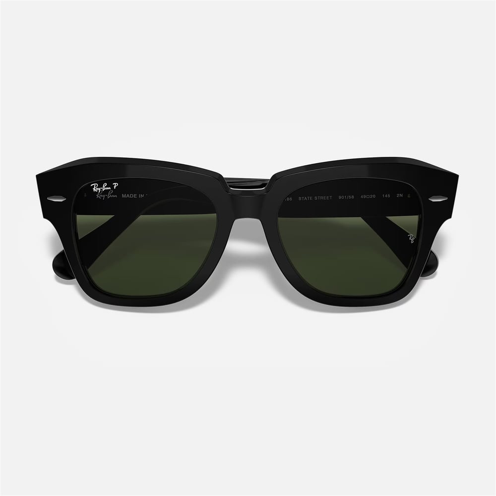 Ray-Ban State Street RB 2186 901/58 49 - Siyah Kadın Güneş Gözlüğü