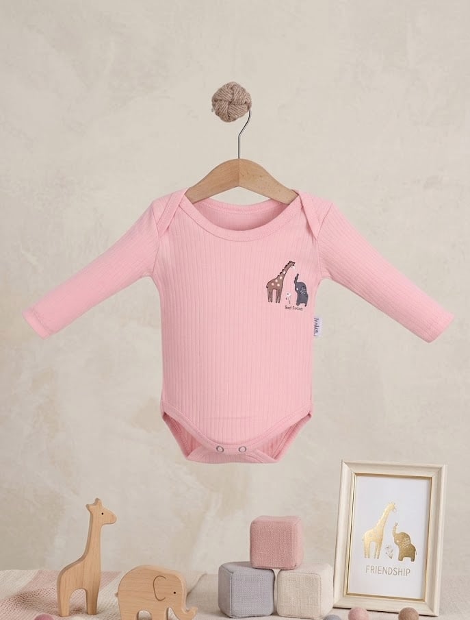 Bebek Uzun Kollu Çıtçıtlı Badi
