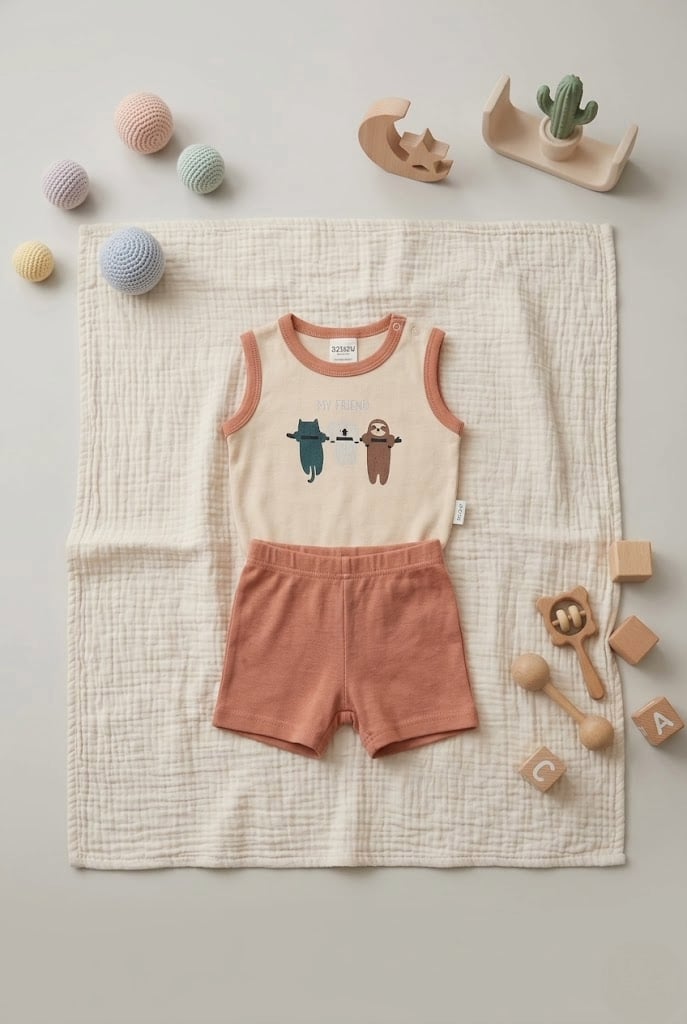 Kolsuz Bebek Çıtçıtlı Body