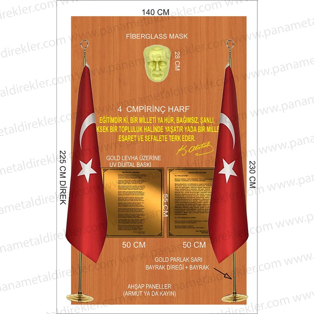 Atatürk Köşesi Seti Poz Model 06