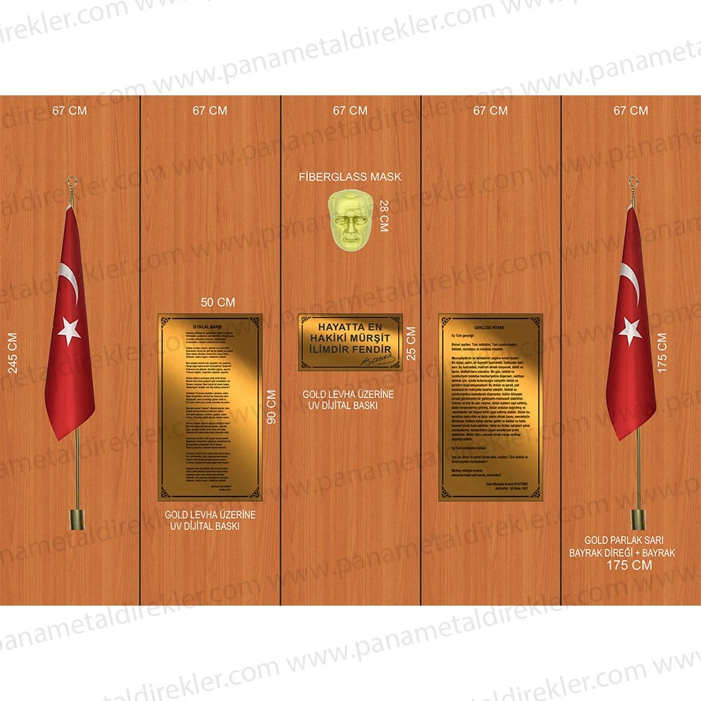 Atatürk Köşesi Seti Poz Model 07