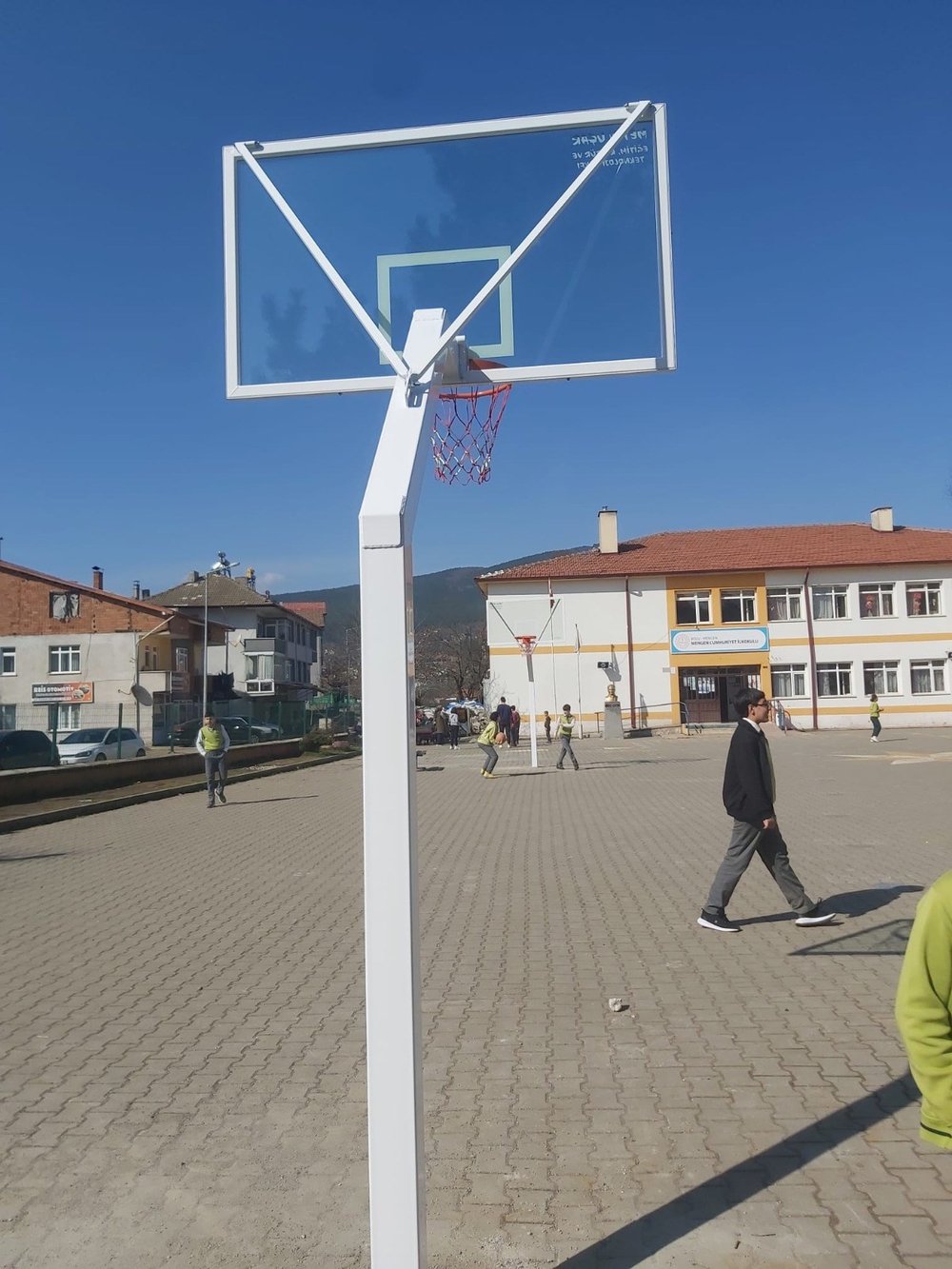 Basketbol Potası Bahçe Tipi Tek Direkli