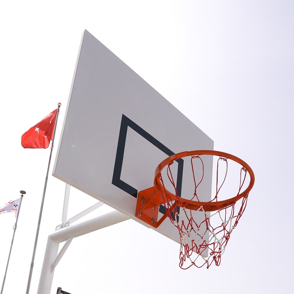 EKO Basketbol Potası Bahçe Tipi Tek Direkli Sac Panya