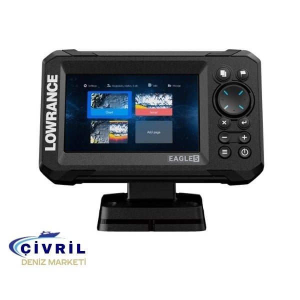 LOWRANCE EAGLE 5 BALIK BULUCU TÜRKÇE MENÜ GPS83/200
