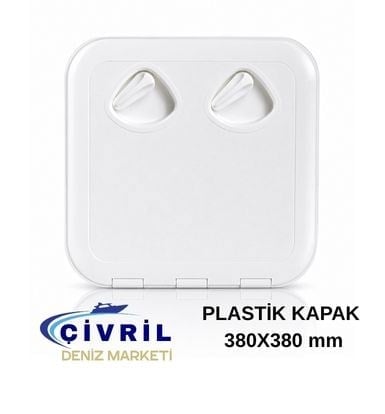 PLASTİK KAPAK BEYAZ 380X380MM