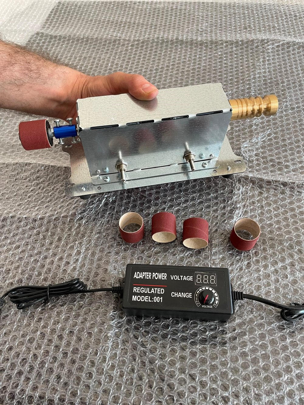 Deri Perdah ve Kenar Zımpara Makinesi Hobi 