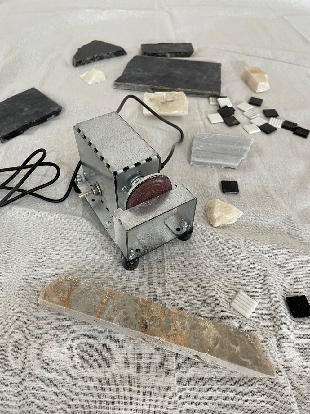 Mini Disk Zımpara Makinesi Cırt Daire Zımpara Makinesi Taşlama Bıçak Bileme 50 mm Cırt