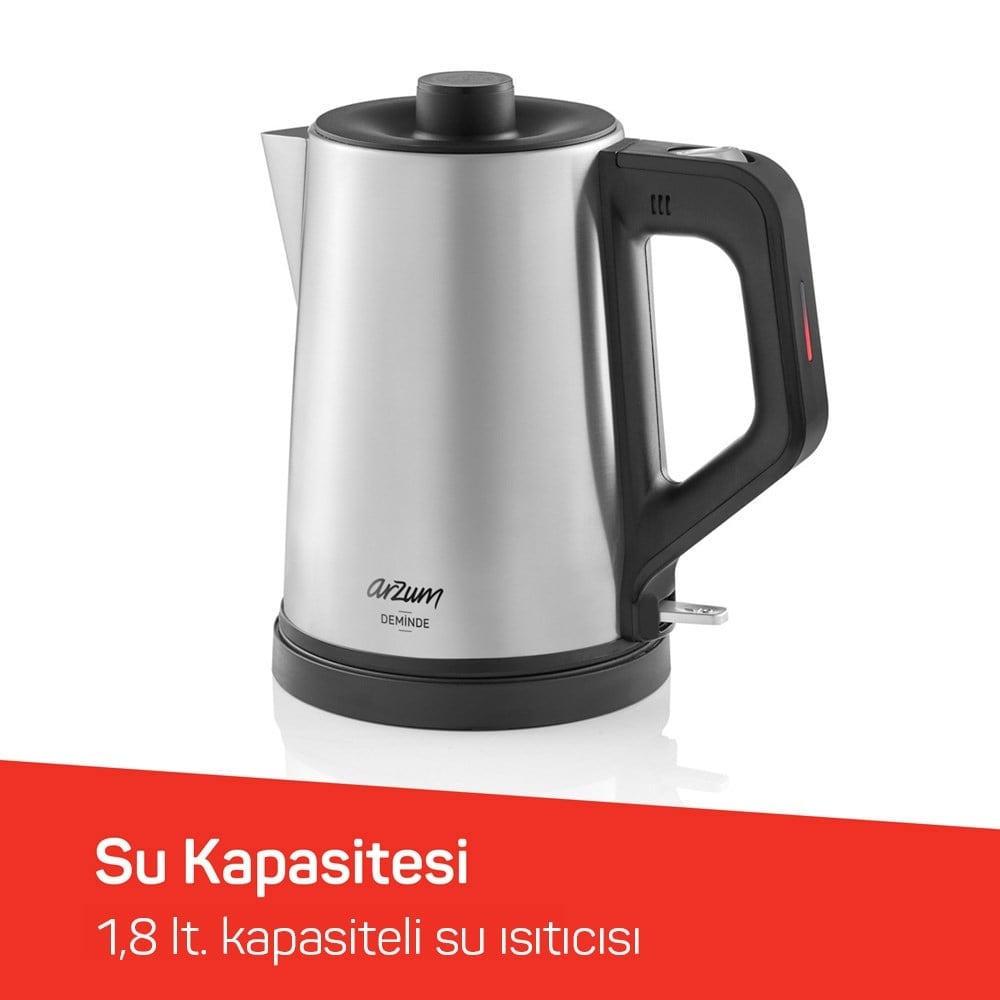 Arzum AR3129 Deminde İnox Çay Makinesi