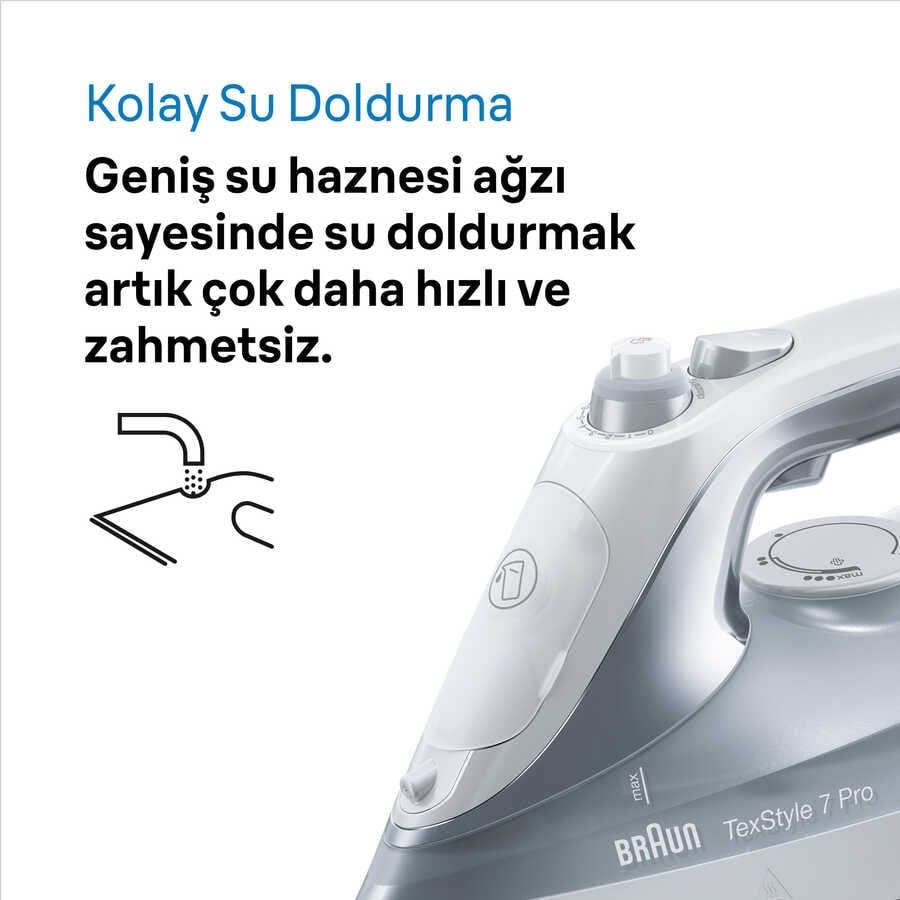 BRAUN TEXSTYLE7 BUHARLI ÜTÜ SI7088GY