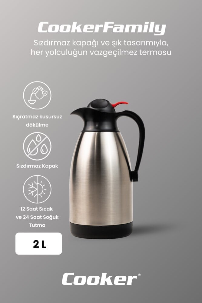 Cooker CKR2006 2 Litre Çelik Termos
