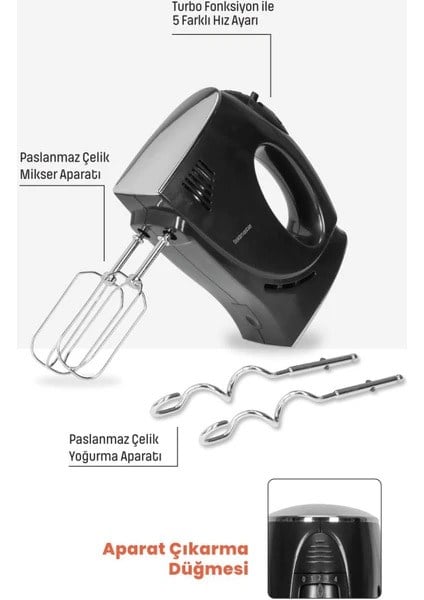 Goldmaster GM-7283 Handmix El Mikseri