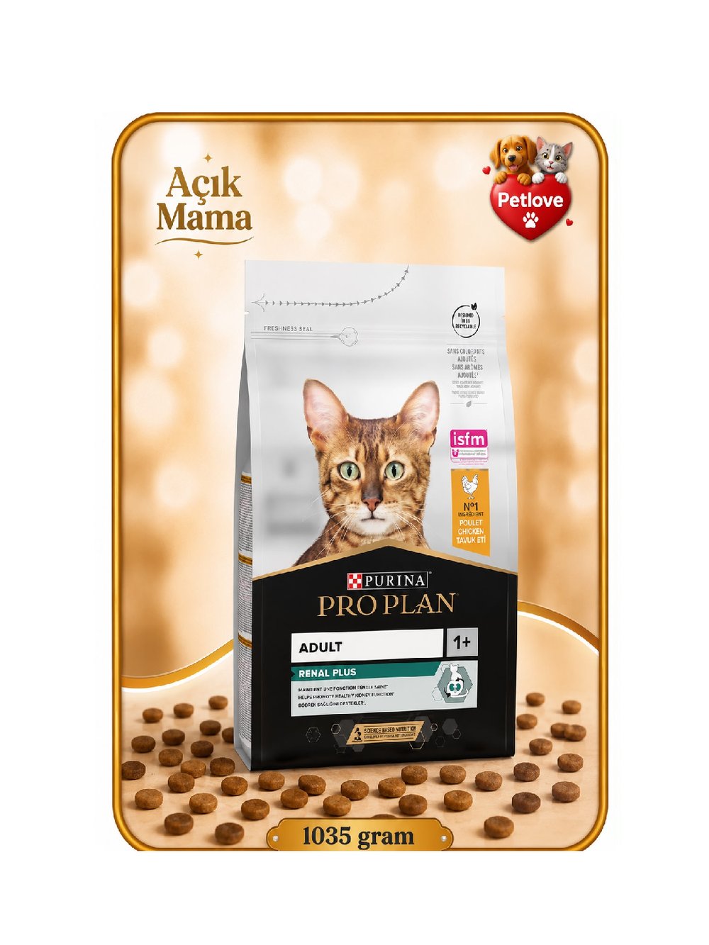 AÇIK Pro Plan Tavuklu Kedi 1KG