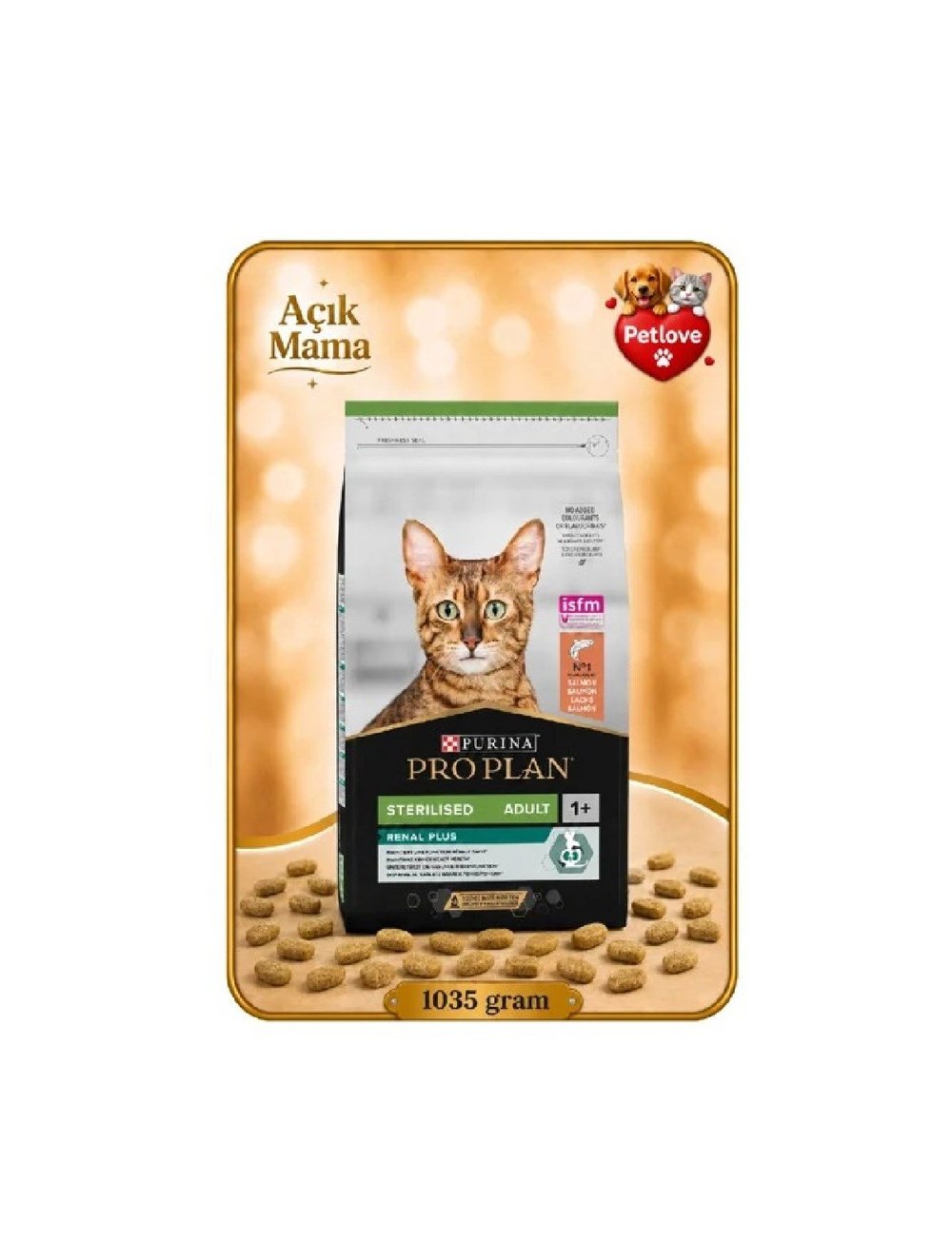 (AÇIK) PROPLAN SOMONLU KISIRLAŞTIRILMIŞ  KEDİ KURU MAMASI 1 KG 