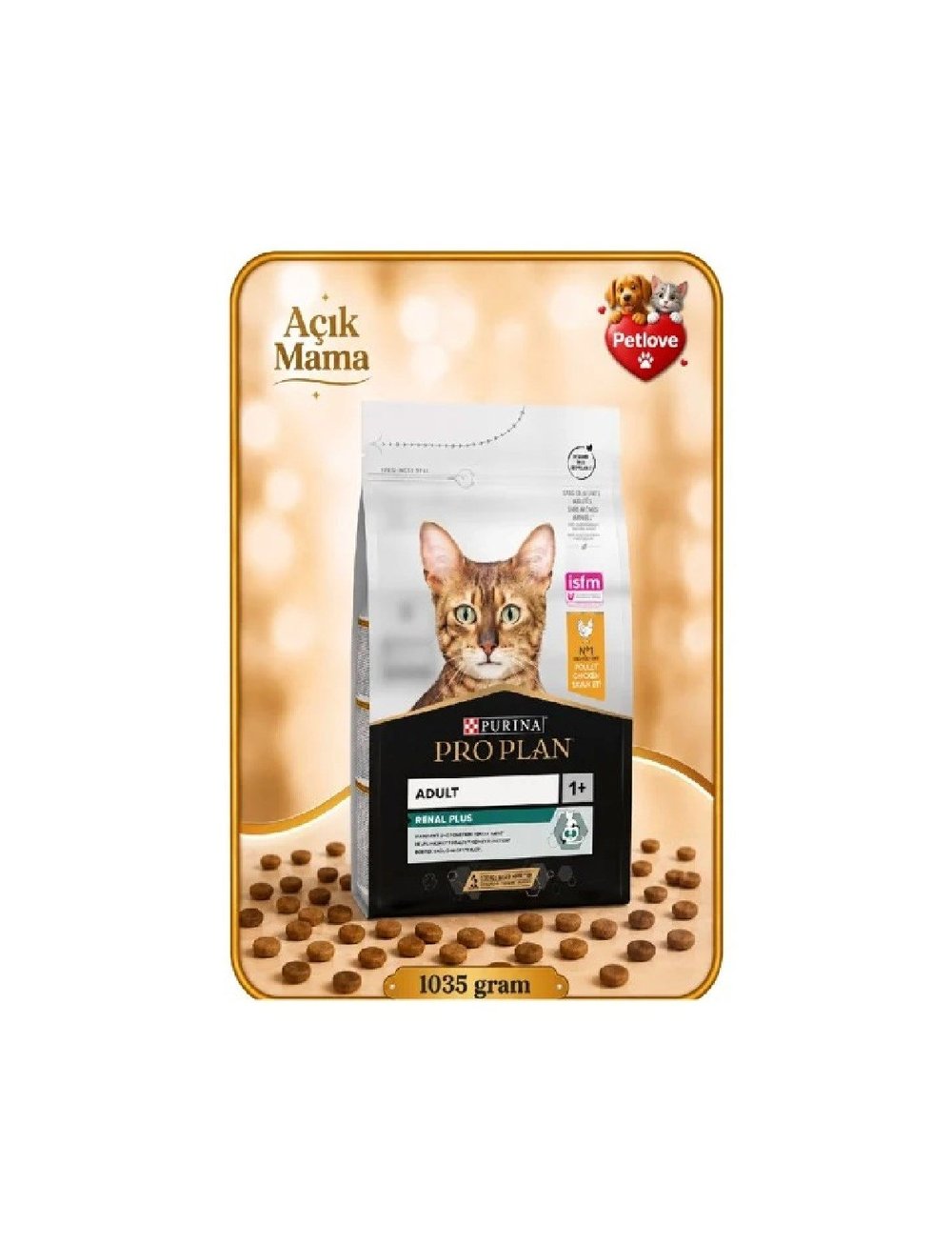 (AÇIK) PROPLAN TAVUKLU YETİŞKİN  KEDİ KURU MAMASI 1 KG 