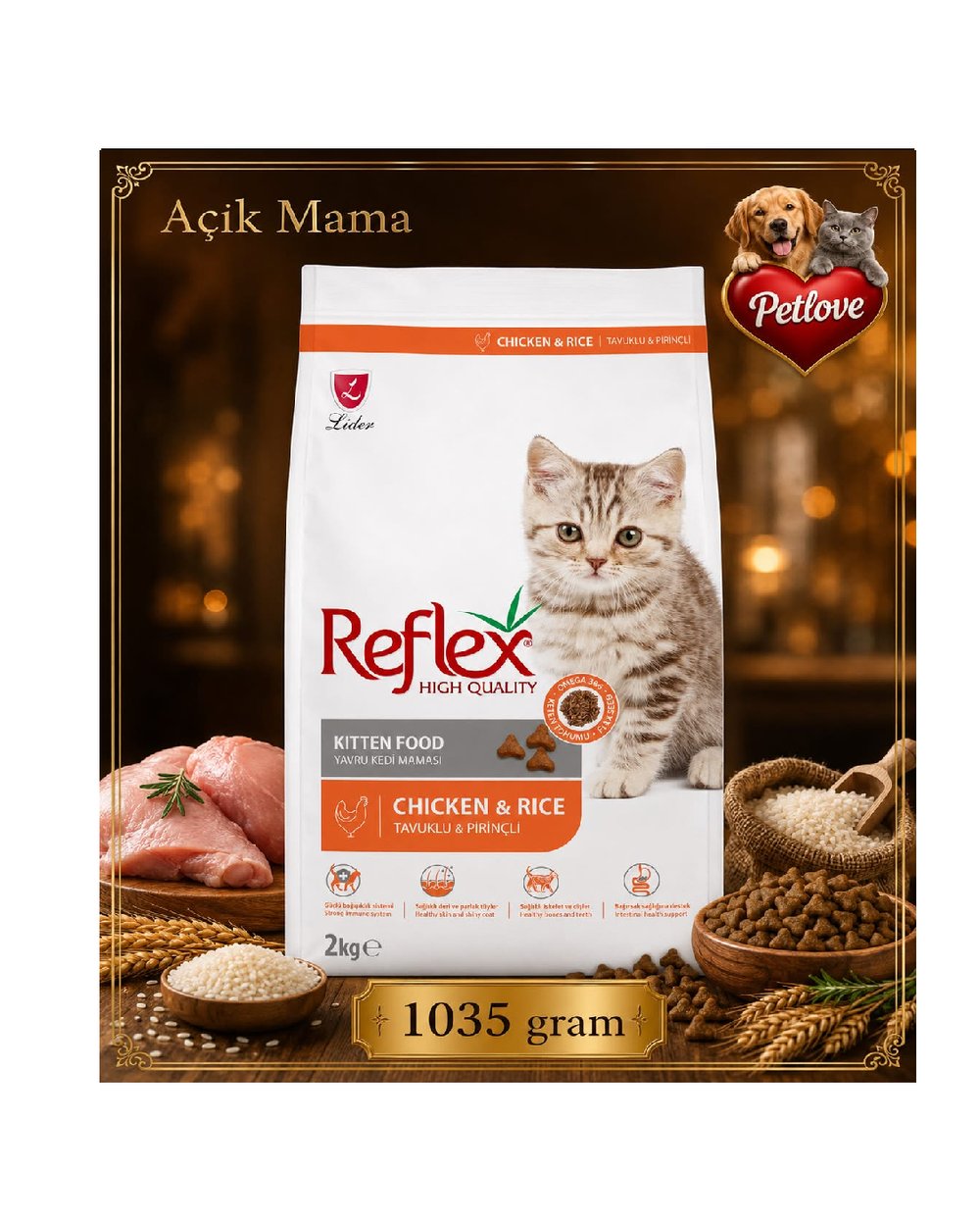 AÇIK Reflex Yavru Kedi 1 KG