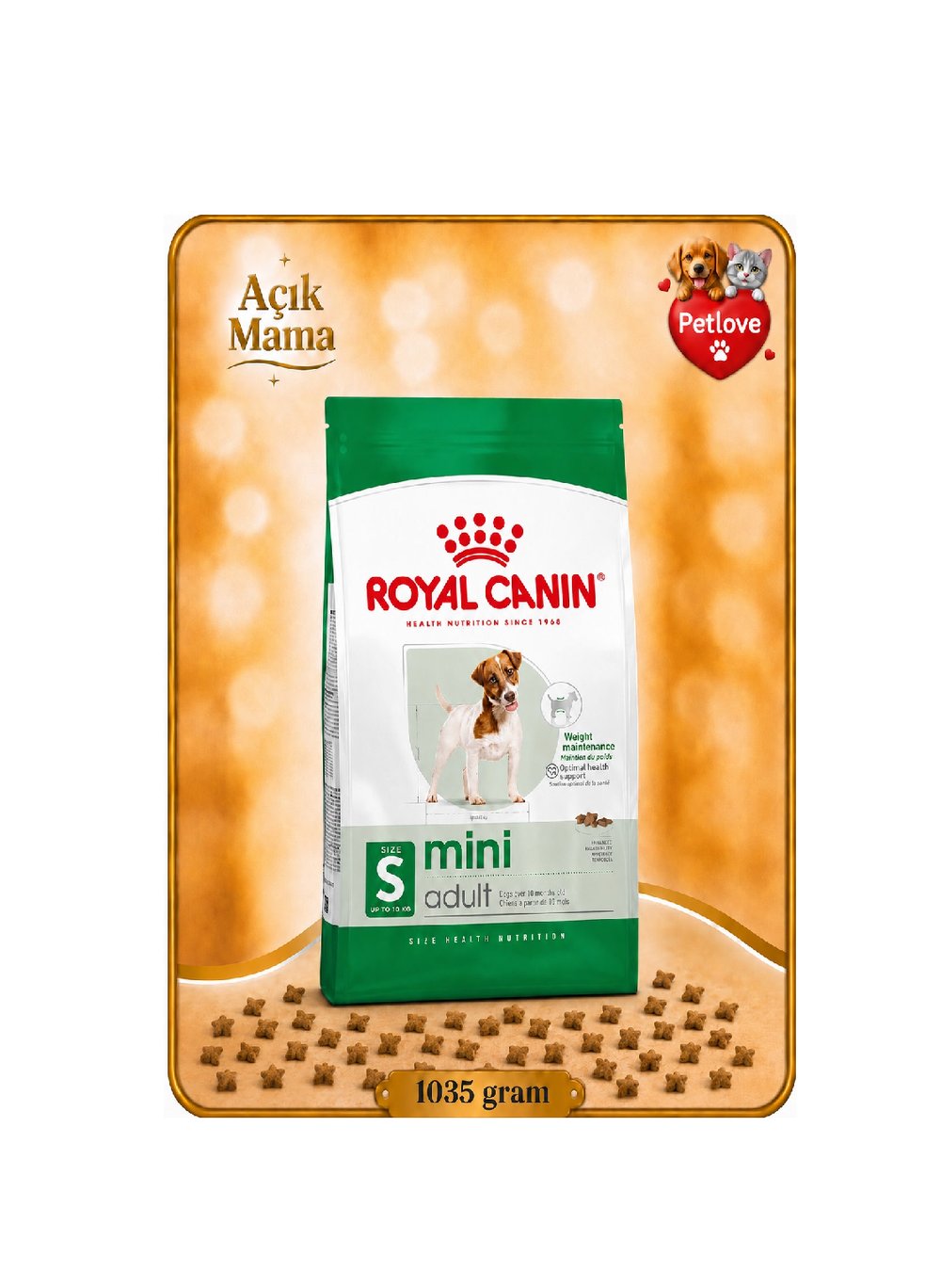 AÇIK Royal Mını Yetişkin Köpek 1 KG 