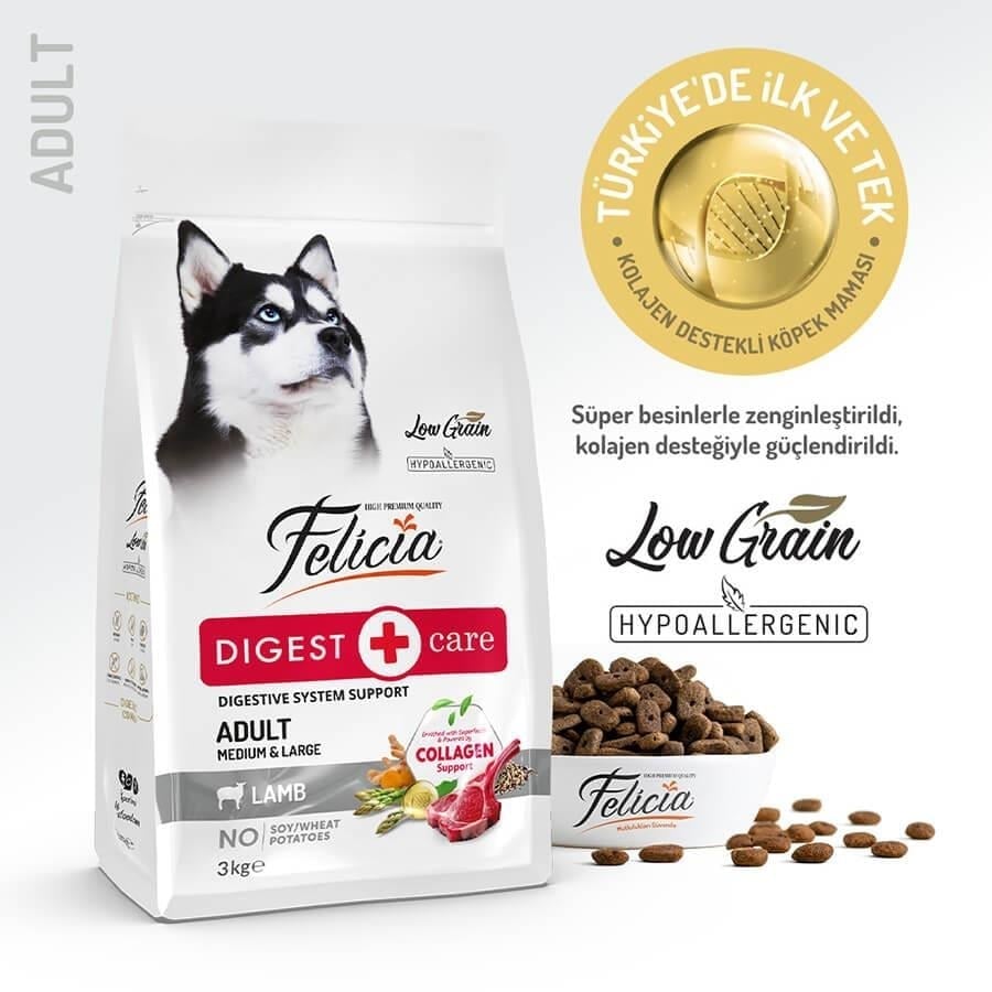 Felicia Kuzulu Yetişkin Köpek Maması 3 Kg
