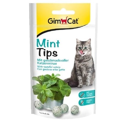 GimCat Mint Tips Catnip Topları Kedi Ödülü 40 Gr