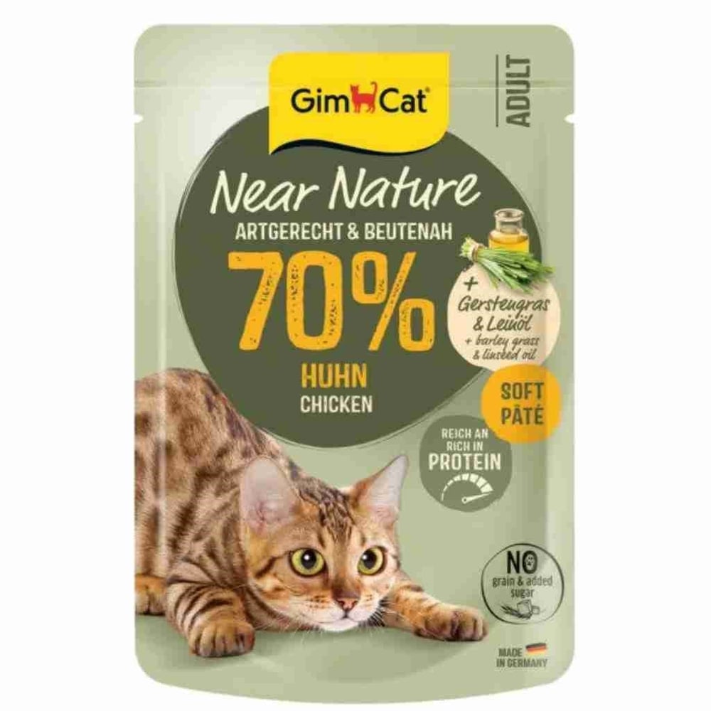 Gimcat Near Nature Tavuklu Kedi Yaş Maması 85 Gr