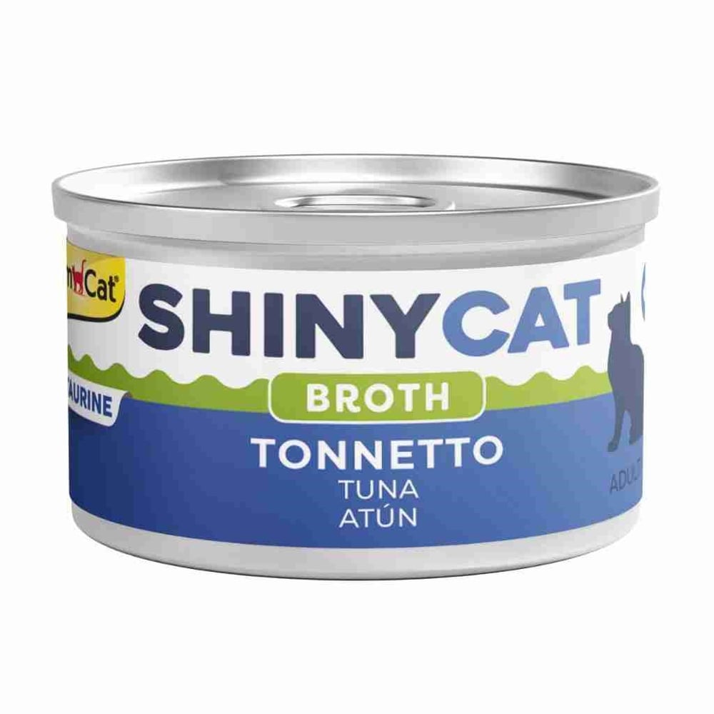 Gimcat Shinycat Broth Ton Balıklı Kedi Konservesi 70 gr