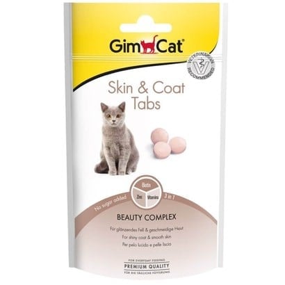 Gimcat Skin & Coat Tabs Deri Tüy Bakımı Kedi Ödülü 40 Gr