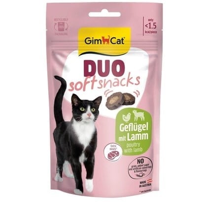 GimCat Snacks Soft Tavuk ve Kuzu Kedi Ödülü 50 Gr