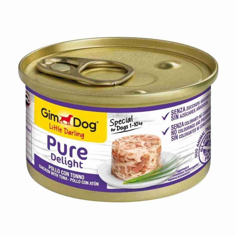 Gimdog Pure Delight Ton Balıklı Tavuklu Köpek Konservesi 150 gr