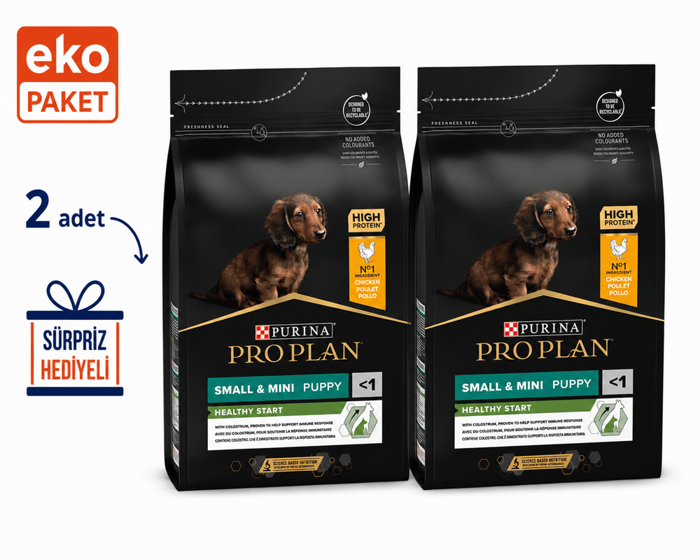 ProPlan Küçük Irk Tavuklu Yavru Kuru Köpek Maması 3 Kg X 2'li Eko Paket