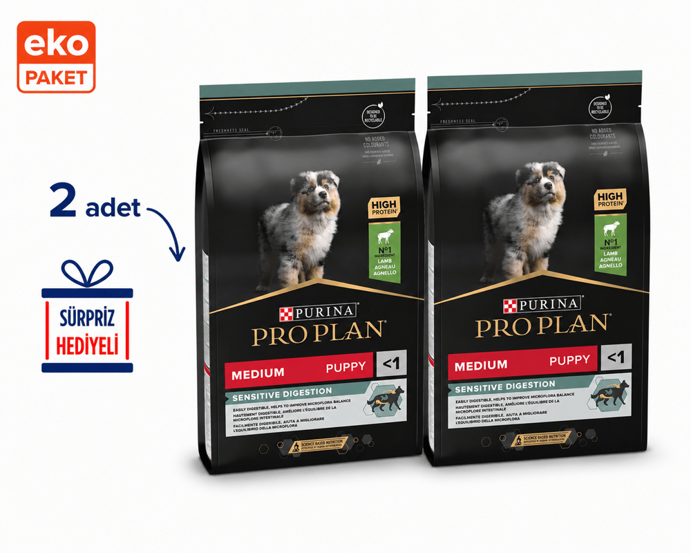ProPlan Kuzu Etli Yavru Kuru Köpek Maması 3 Kg X 2' li Eko Paket