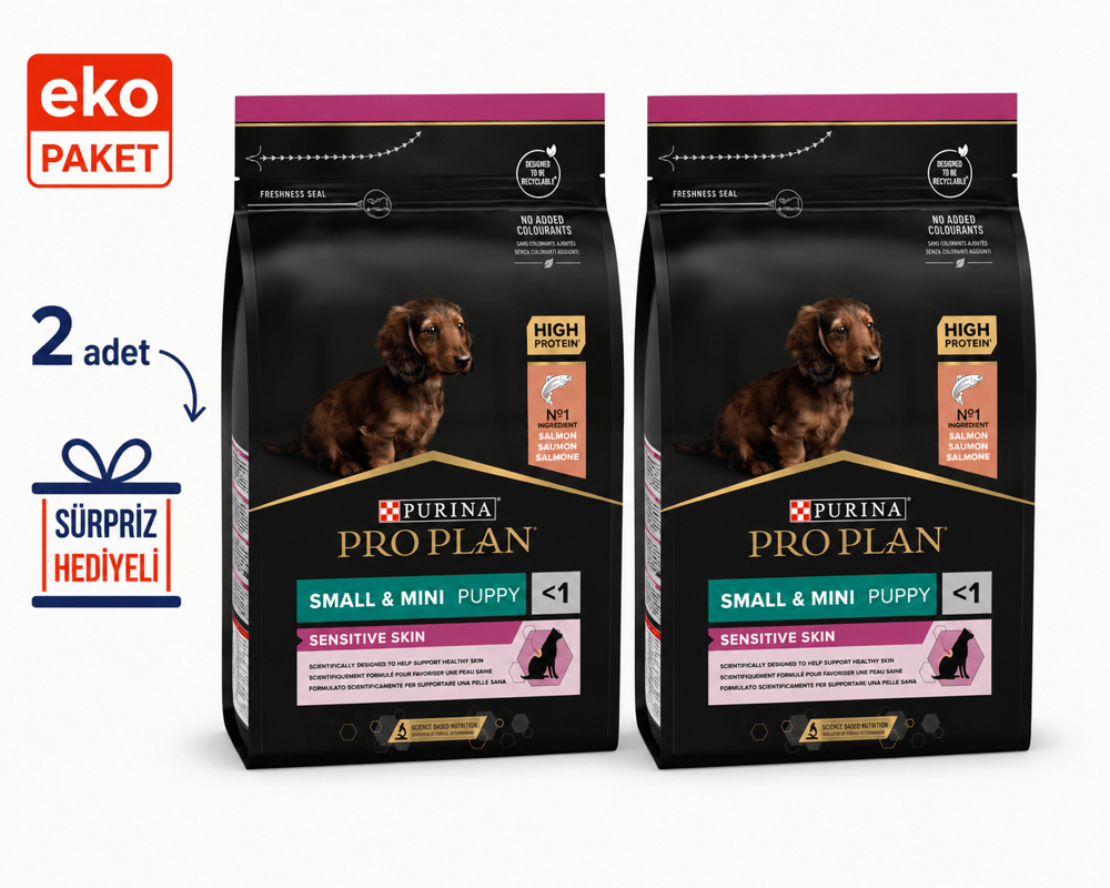 Proplan Sensitive Somonlu Küçük Irk Yavru Kuru Köpek Maması 3 Kg
