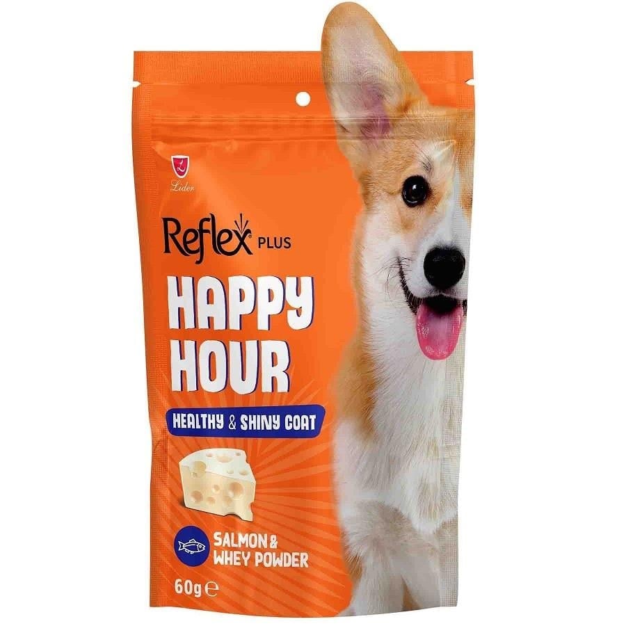 Reflex Happy Hour Tüyler İçin Destekleyici Köpek Ödülü 60 Gr