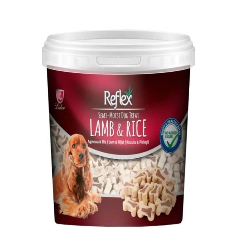 Reflex Kuzulu ve Pirinçli Yumuşak Köpek Ödülü 500 Gr