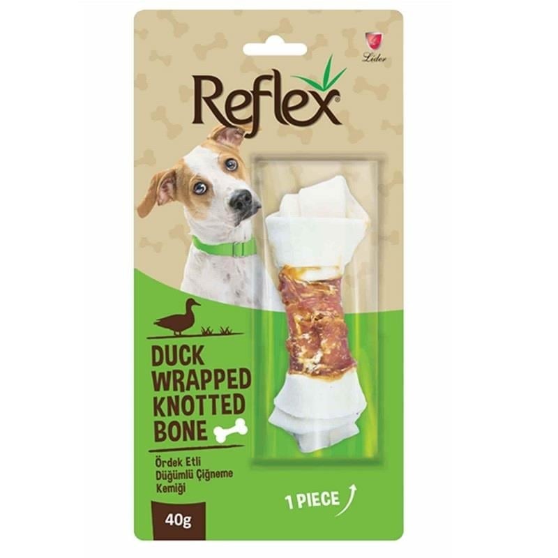 Reflex Ördek Etli Düğüm Kemik Köpek Ödülü 40 Gr