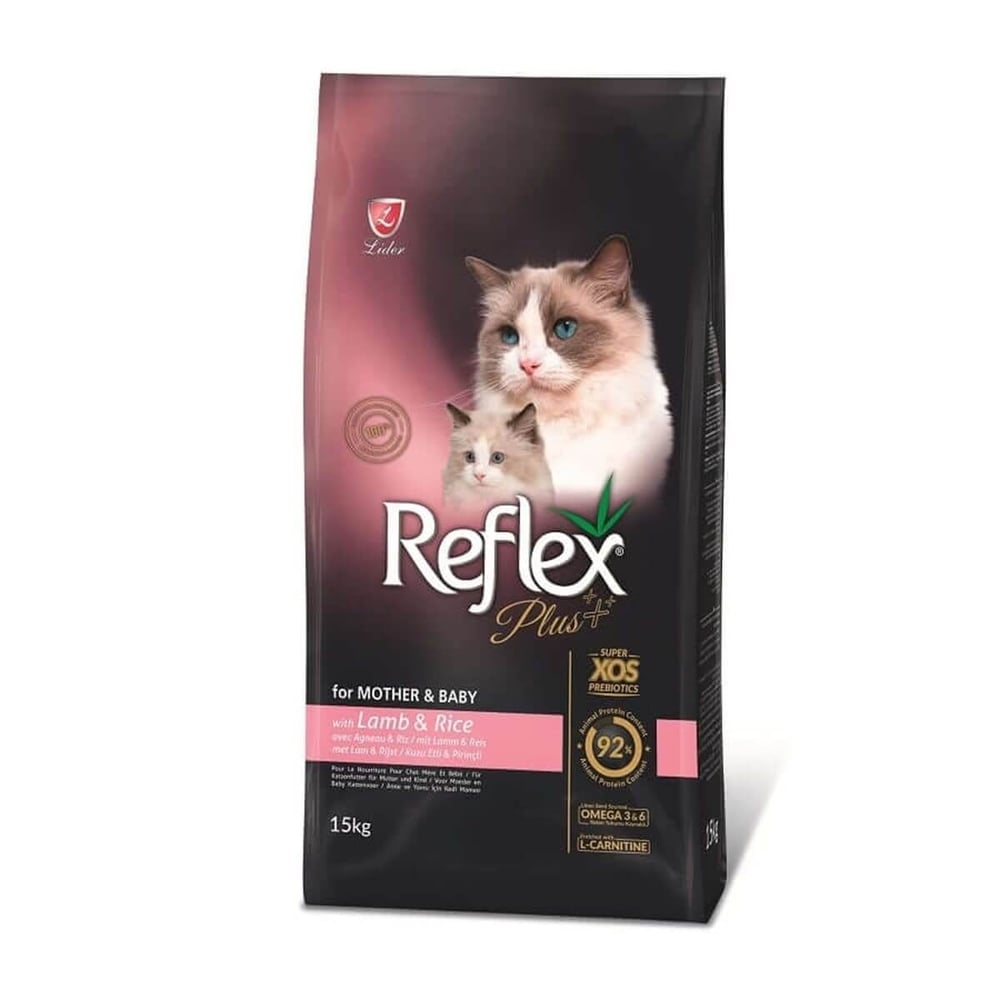 Reflex Plus Mother&Baby Kuzulu Yavru, Hamile ve Emziren Kedi Maması 15 Kg
