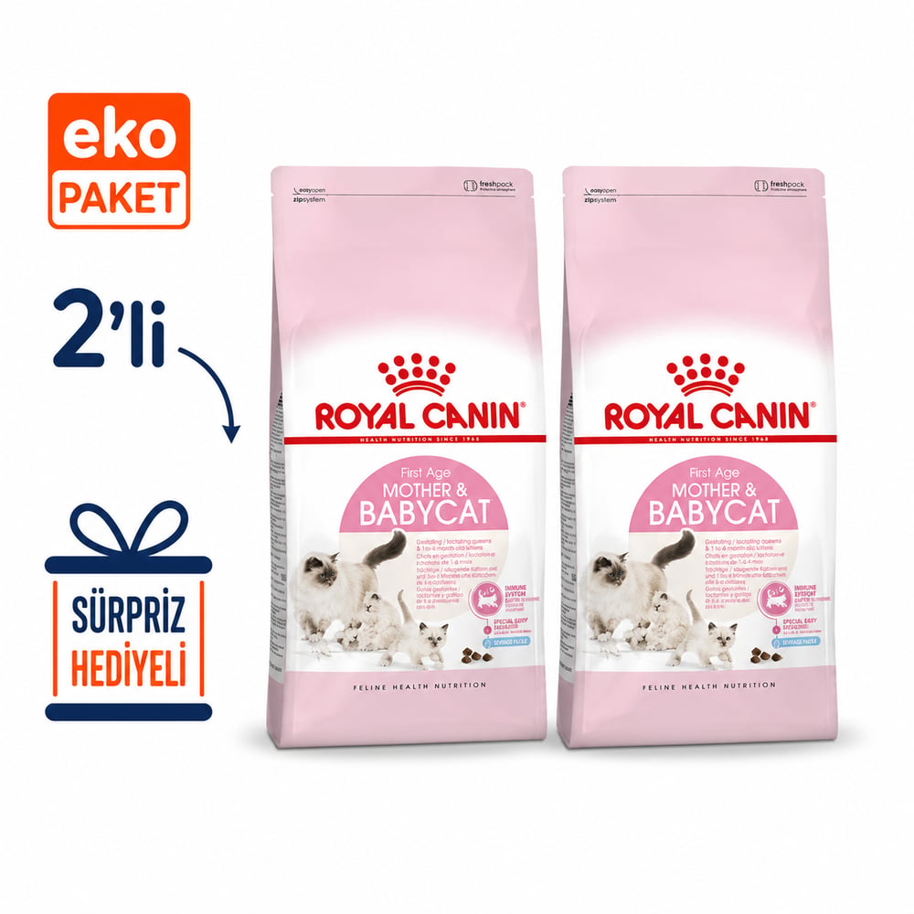Royal Canin BabyCat 34 Yavru Kuru Kedi Maması 2 Kg X 2'li Eko Paket 
