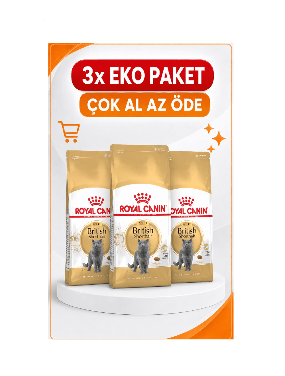 Royal Canin British Shorthair Yetişkin Kedi Maması 10 Kg X 2'li Eko Paket