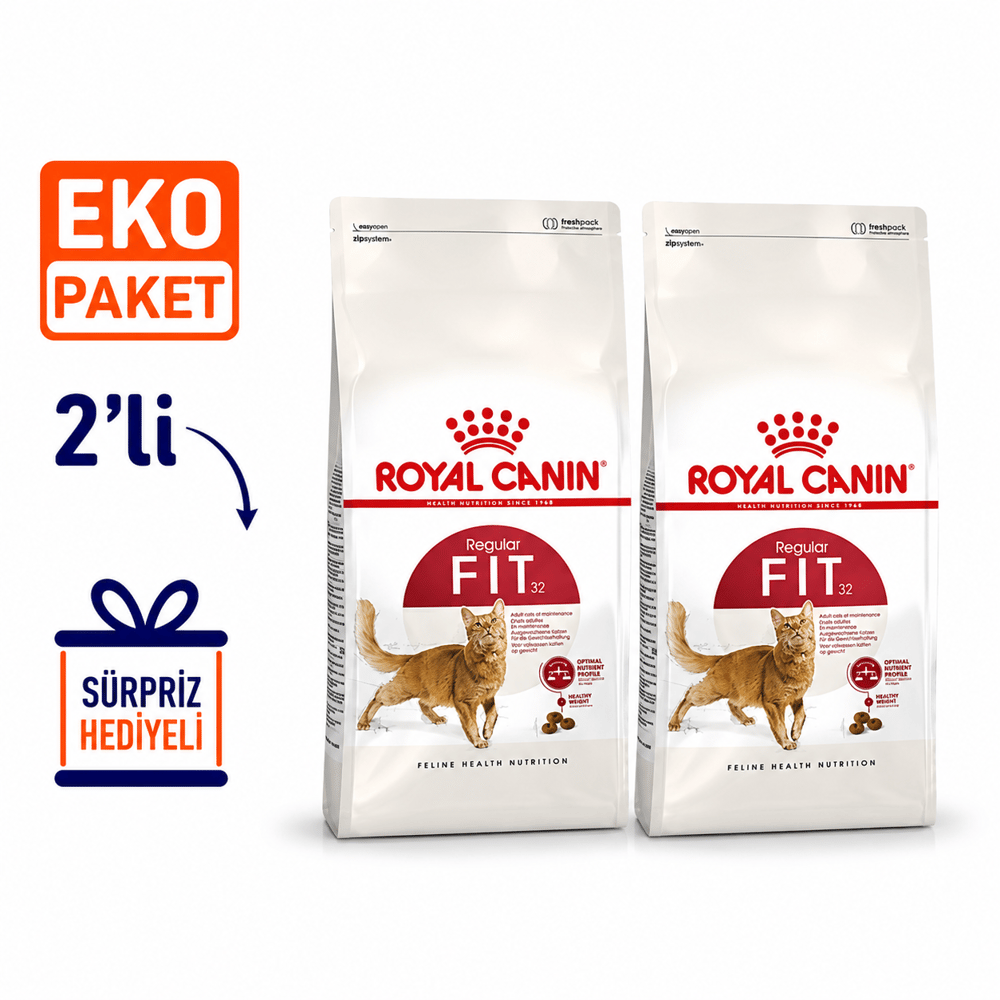 Royal Canin Fit 32 Kuru Kedi Maması 4 Kg X 2'li Eko Paket 