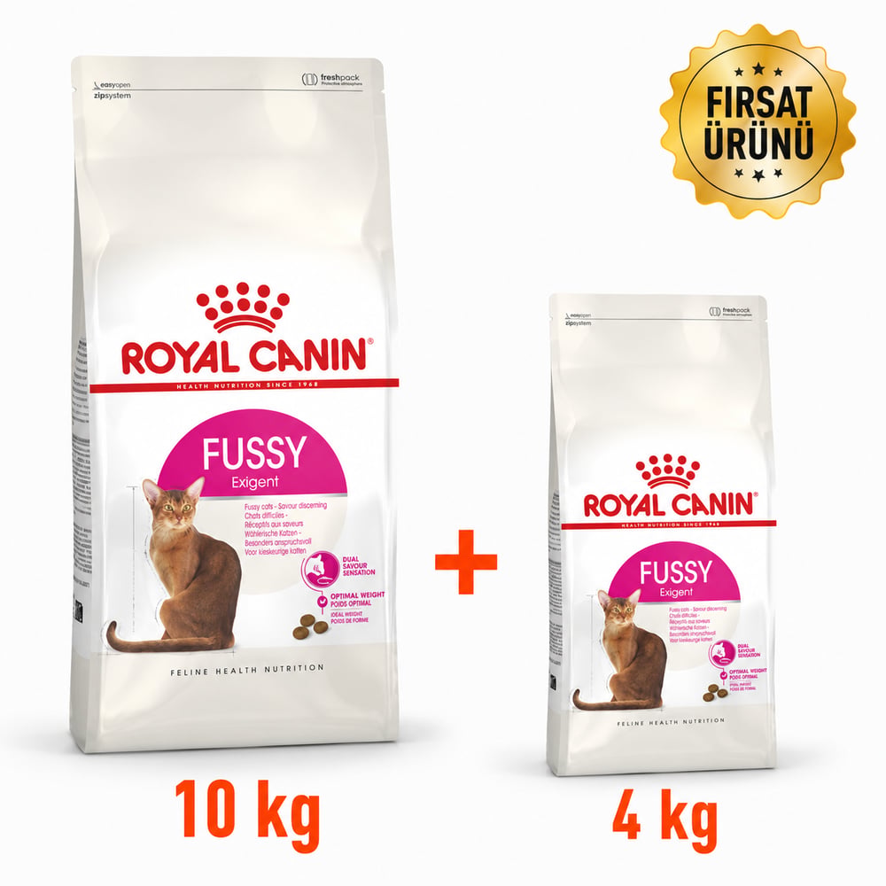 Royal Canin Fussy Exigent Kuru Kedi Maması 10 Kg + 4 Kg Fırsat Paketi 