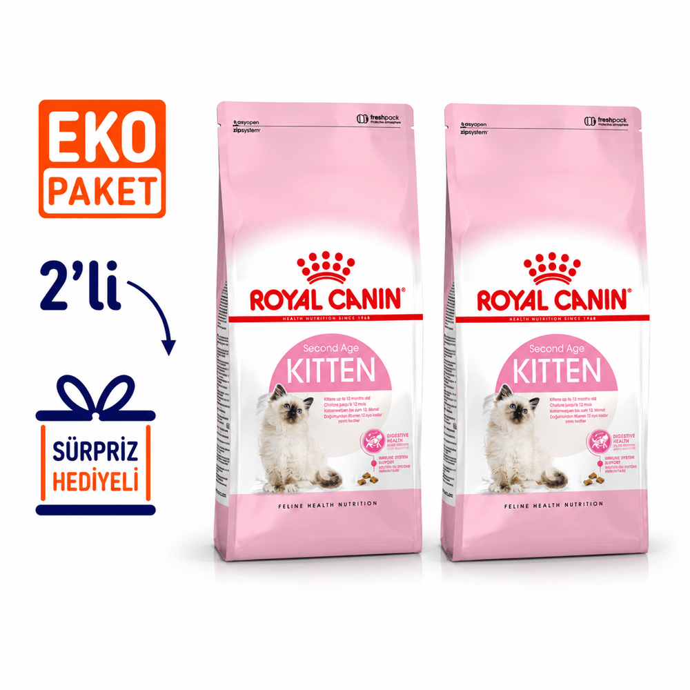 Royal Canin Kitten Yavru Kuru Kedi Maması 4 Kg X 2'li Eko Paket 