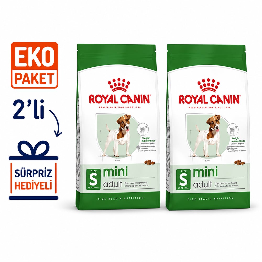 Royal Canin Mini Adult Köpek Maması 4 Kg X 2'li Eko Paket 