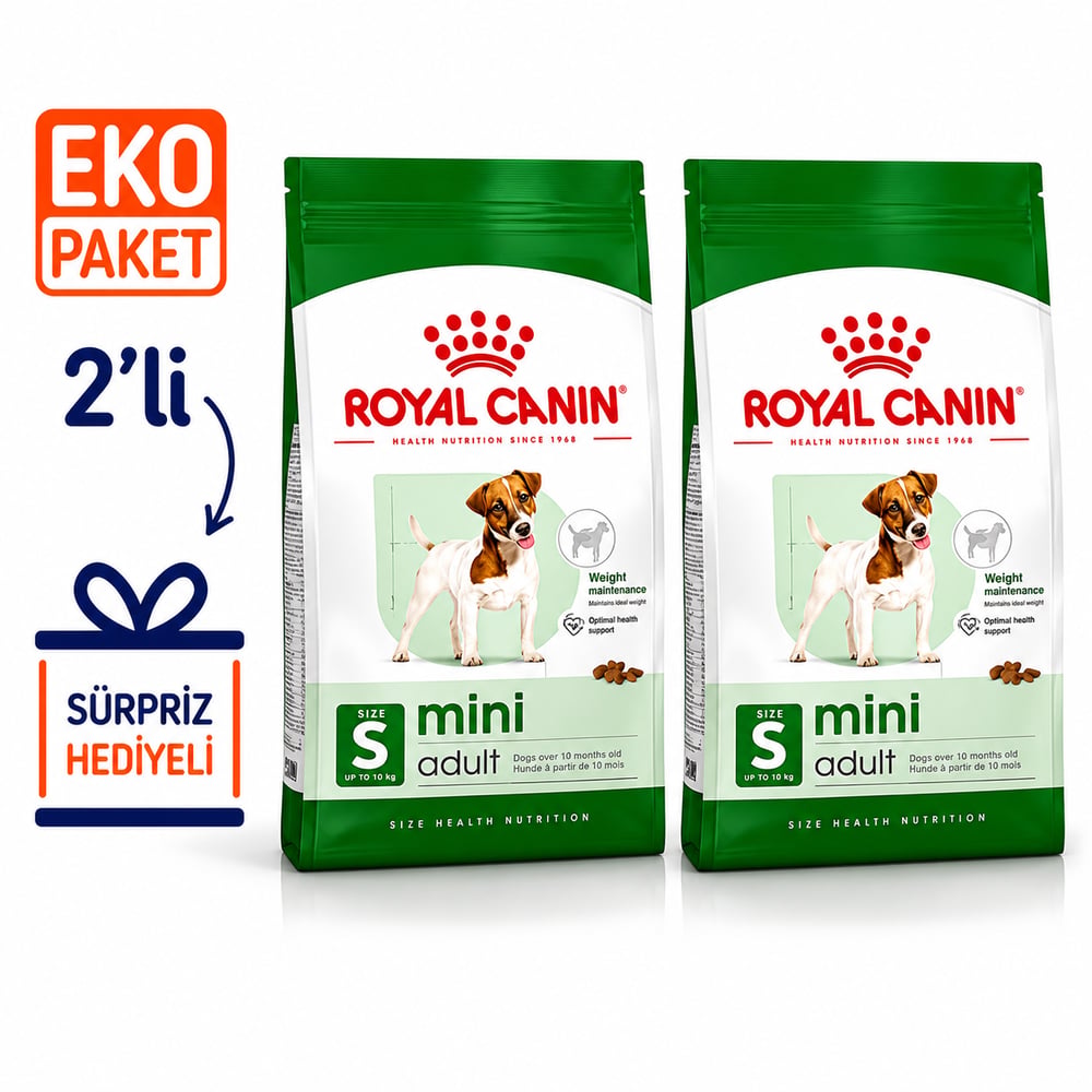 Royal Canin Mini Adult Yetişkin Köpek Maması 2 Kg X 2'li Eko Paket 